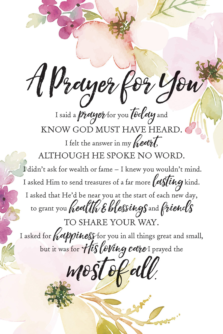 A Prayer For You - Creative Brothers 4 Heaven Scents LLC