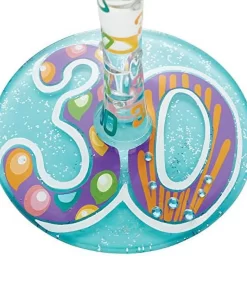 Alternative view of Wine Glass Happy 30th Birthday