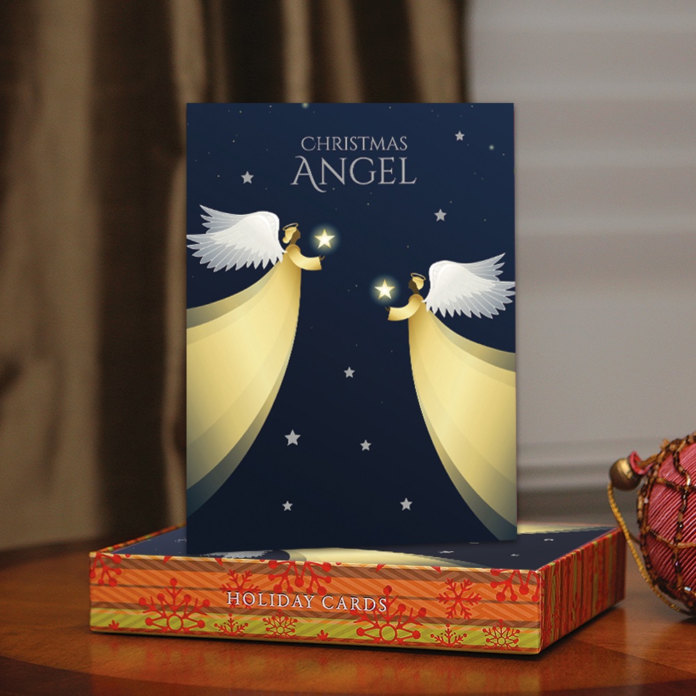 CHRISTMAS ANGEL BOXED HOLIDAY CARDS Creative Brothers 4 Heaven Scents LLC