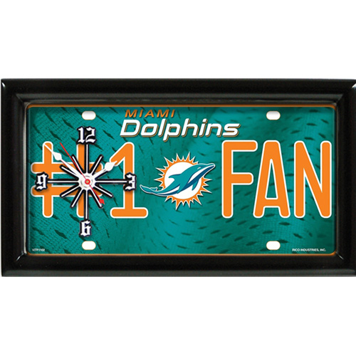 MIAMI DOLPHINS CLOCK - Creative Brothers 4 Heaven Scents LLC