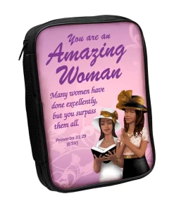 Bible Cover: Amazing Woman *