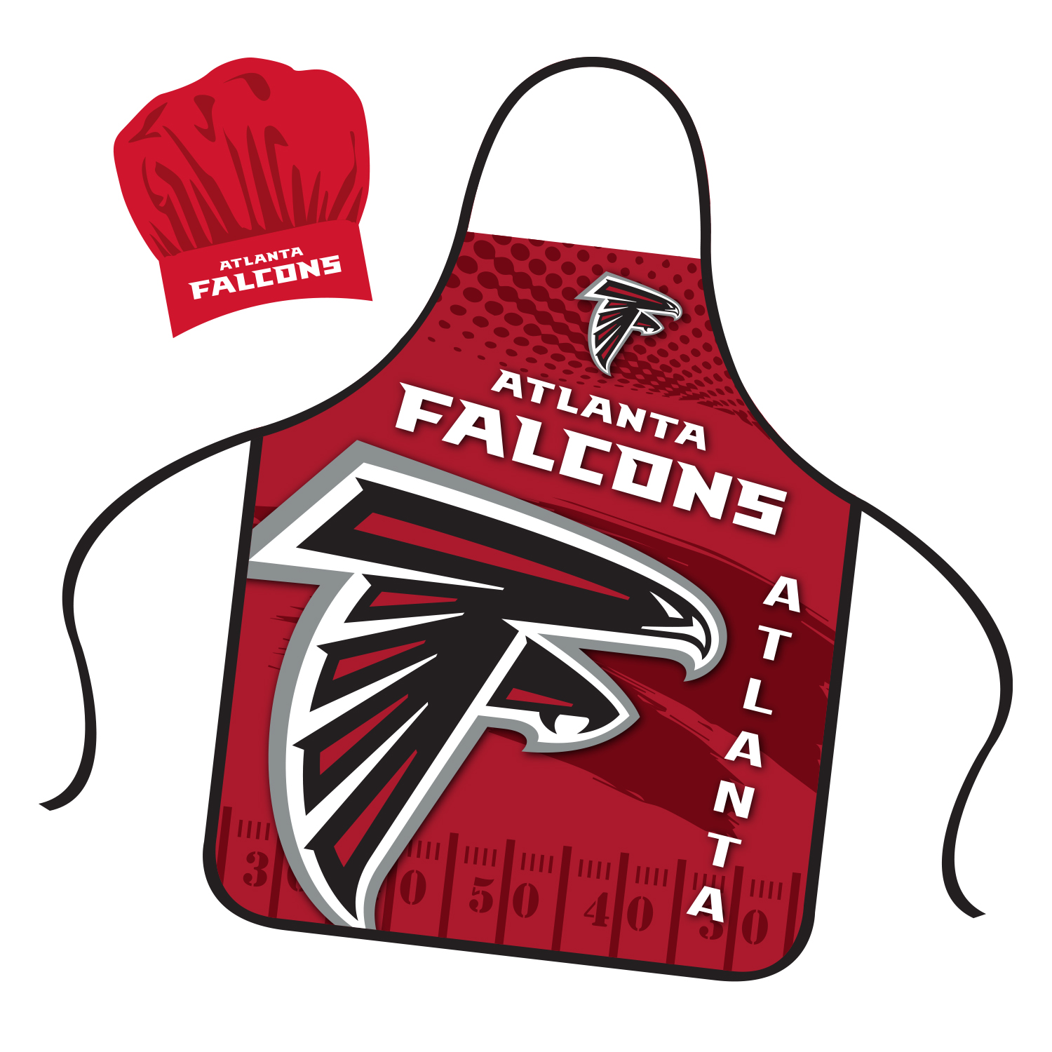 ATLANTA FALCONS CHEF HAT & APRON