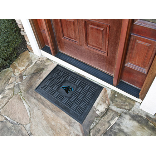 CAROLINA PANTHERS RUBBER DOOR MAT