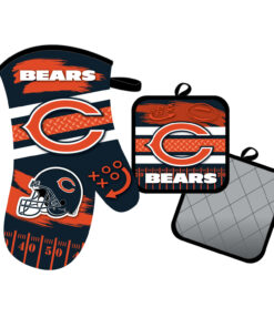 CHICAGO BEARS OVEN MITT & POT HOLDER