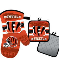 CINCINNATI BENGALS OVEN MITT & POT HOLDER