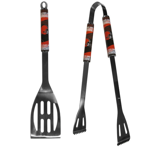 CLEVELAND BROWNS 2PC BBQ SET