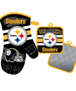 PITTSBURGH STEELERS OVEN MITT & POT HOLDER