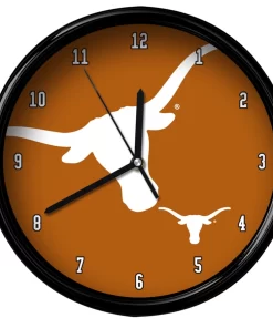 Big Logo Clock, Texas Longhorns