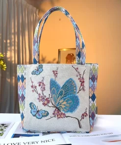 Canvas Tote Butterflowers