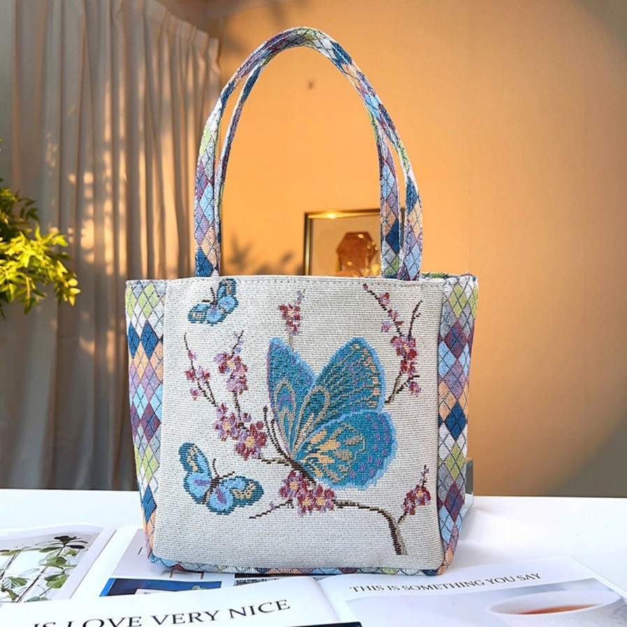 Canvas Tote Butterflowers