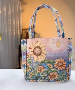 Canvas Tote Flowers