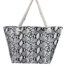 Large Python Print Tote