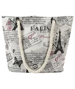 Alternative view of Paris France Iconic Landmark Tapestry Tote