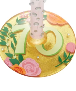 Alternative view of Wine Glass Happy 70th Birthday