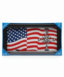 AMERICAN FLAG CLOCK