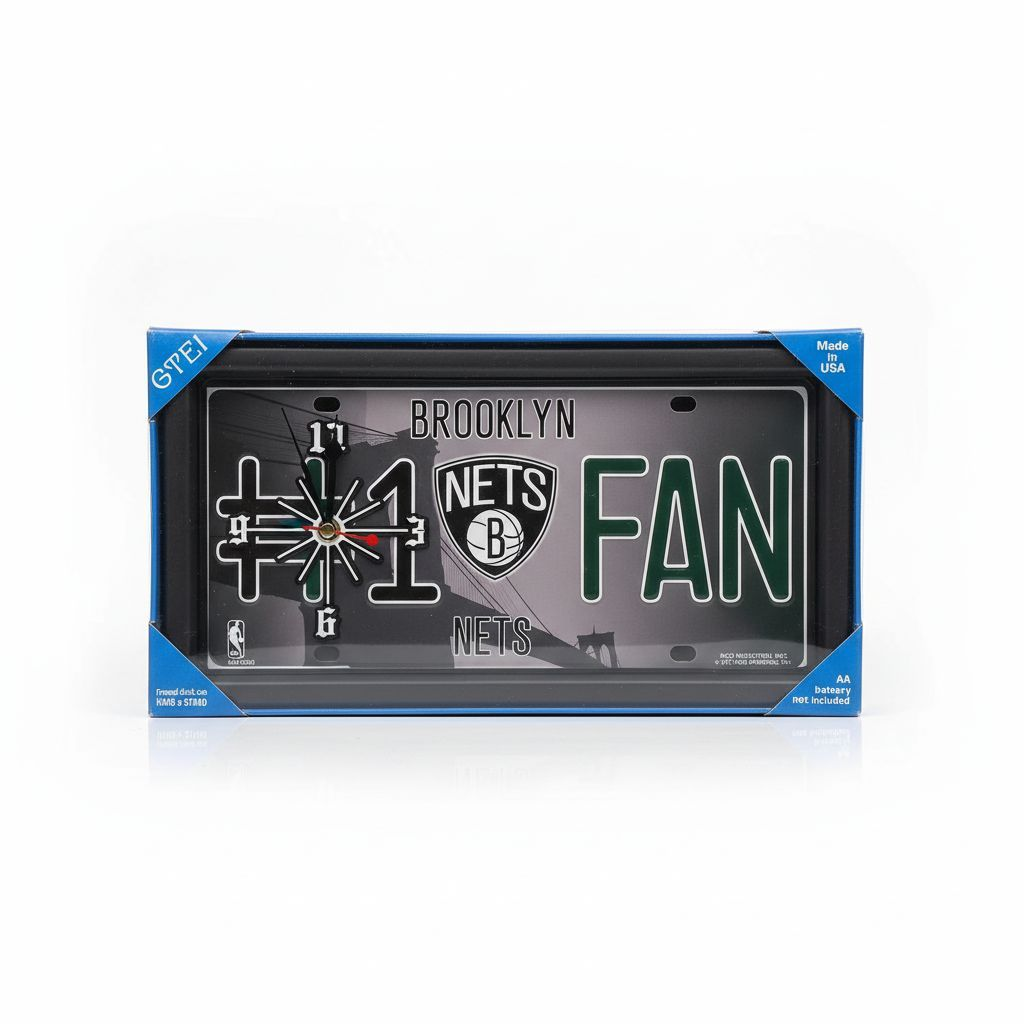 BROOKLYN NETS CLOCK