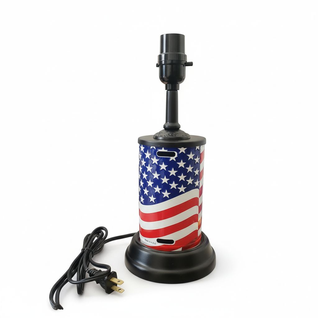 AMERICAN FLAG LAMP