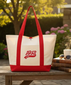 Alternative view of Dst Sorority Large Canvas Tote Bag Reusable Merch
