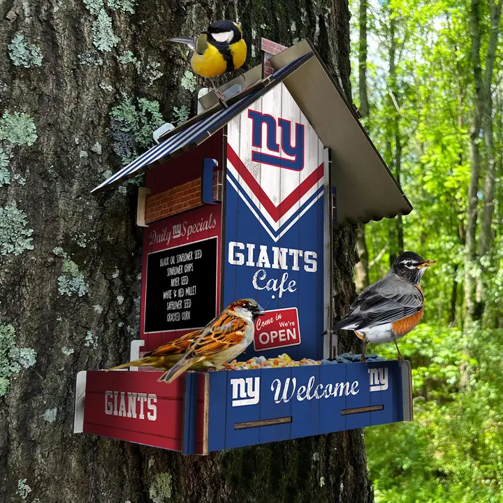 New York Giants Bird Feeder