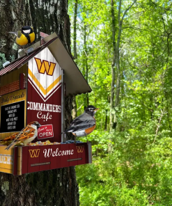 Washington Commanders Bird Feeder