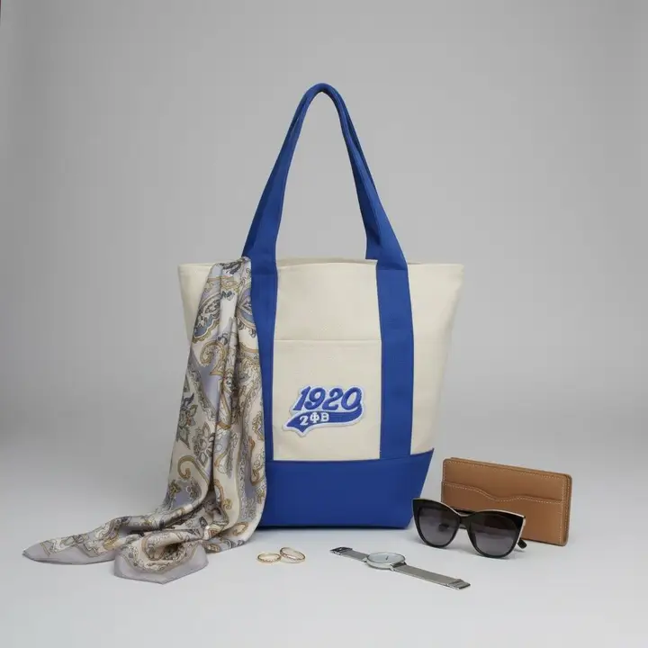 Zpb Mini Canvas Tote Bag 1920 Embroidered Merch - Image 2