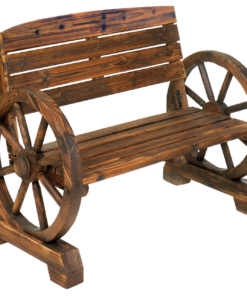 WAGON WHEEL BENCH